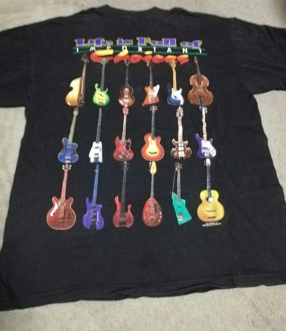 ★ベーシスト必見★ Gildan ベースグラフィティ Tシャツ 90s