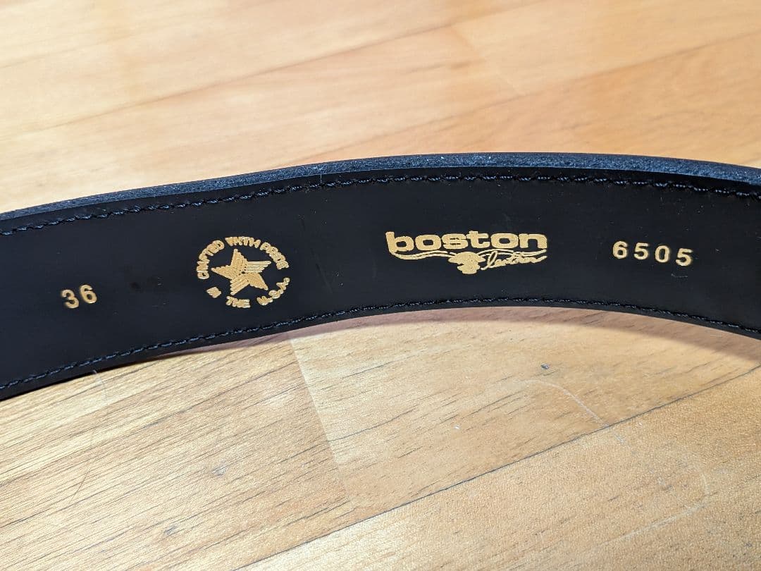 未使用　boston　ボストンレザー　ベルト　2本　USA