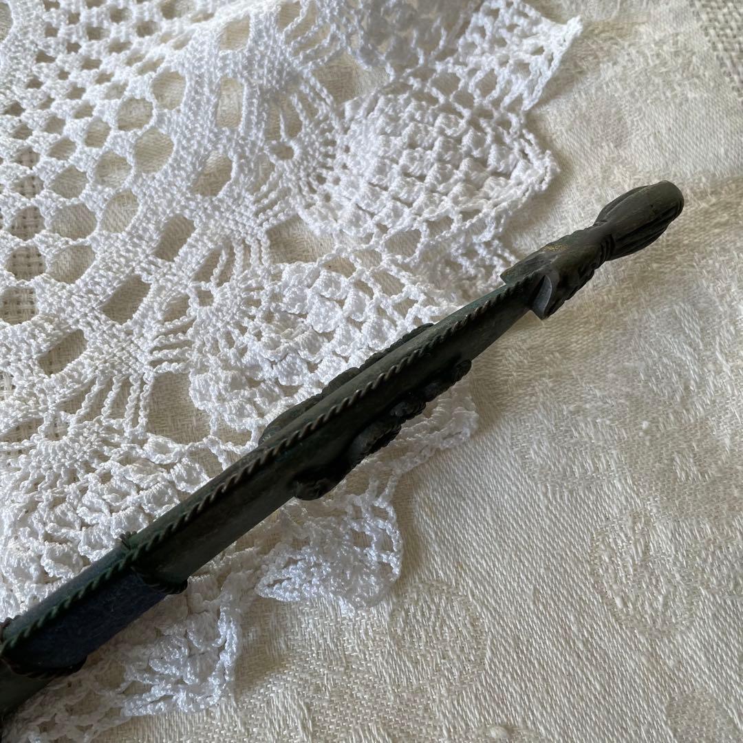 アンティーク　ペーパーナイフ　ナイフ　短剣　骨董　ギリシャ　錆　壁飾り