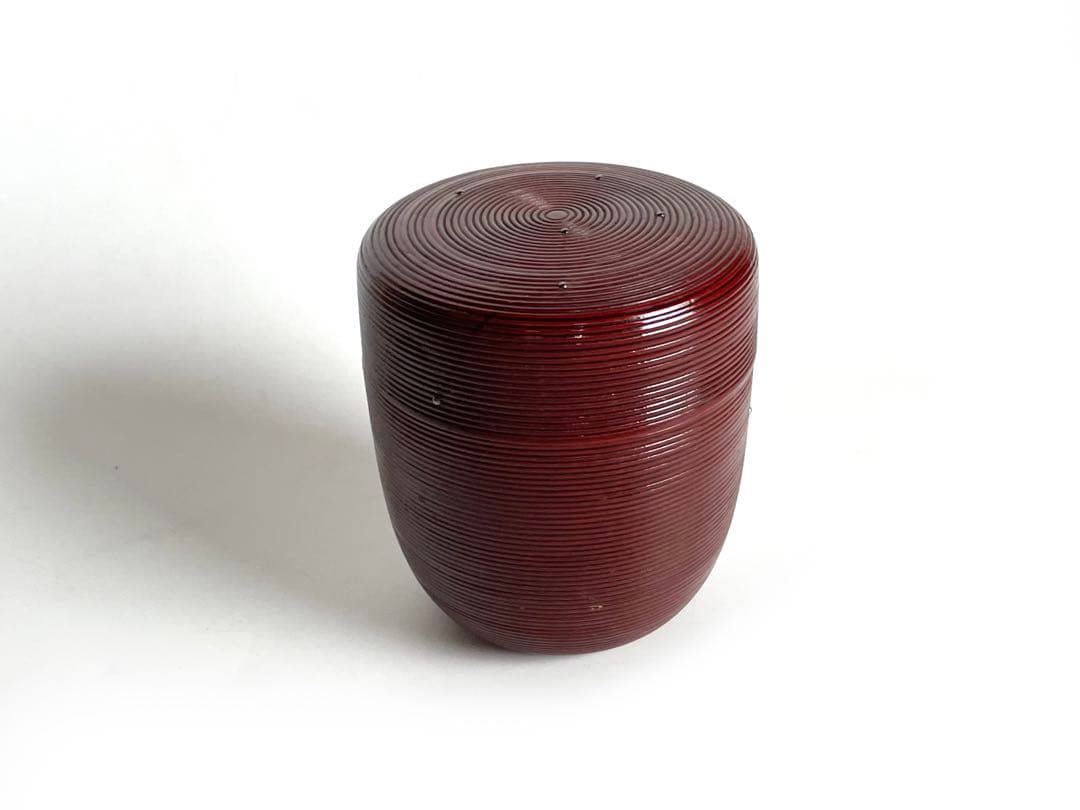 塗師　吉田一峰　鵬雲斎好　三光棗　なつめ　共箱　漆器　漆塗り