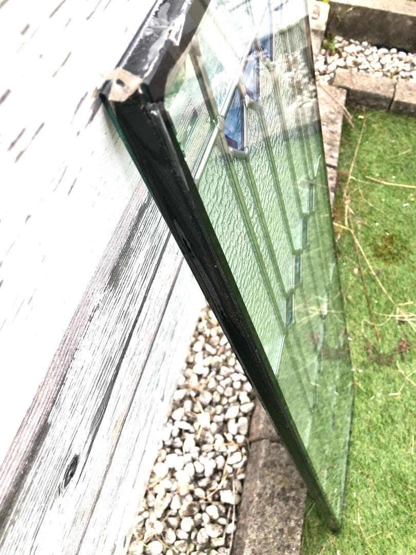 三重構造 大型 ステンドグラスパネル 高性能 住宅 玄関 リフォーム用 DIY