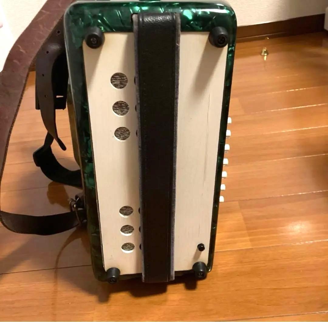 YAMAHA アコーディオン グリーン