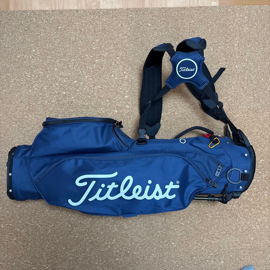 Titleist スタンドバッグ ネイビー カバー付き