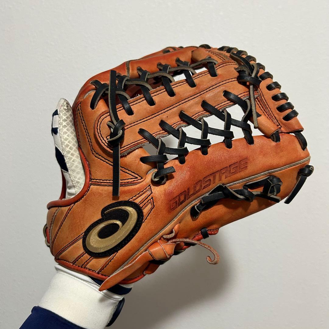 【⭐︎最高級⭐︎】asics アシックス　軟式　野球　オールラウンド　グローブ