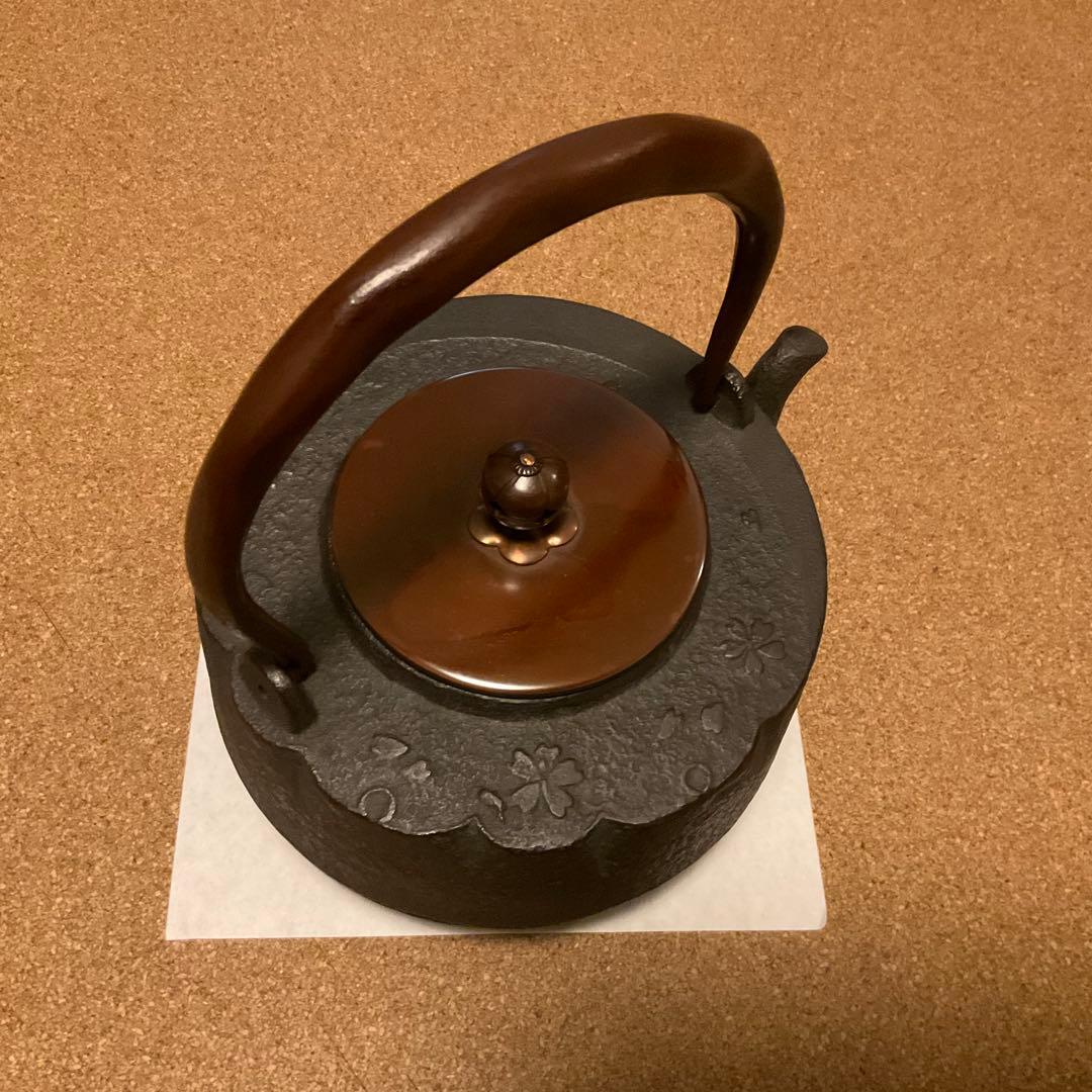 鉄瓶　京鉄瓶　茶道具　雪月花　鳴り金