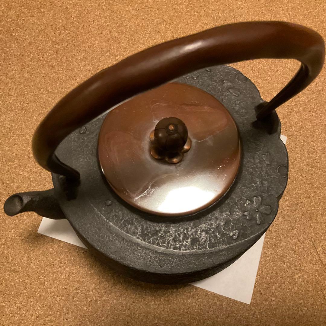 鉄瓶　京鉄瓶　茶道具　雪月花　鳴り金