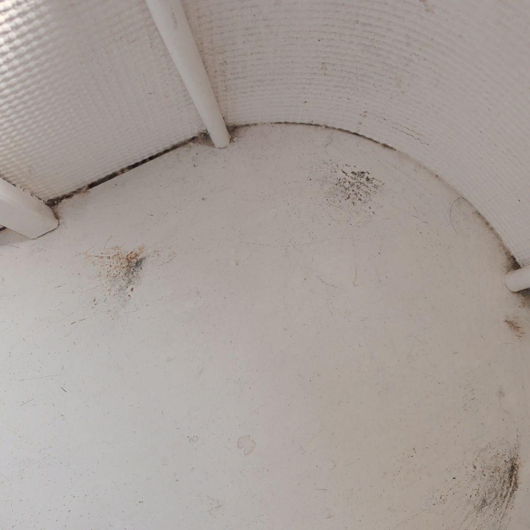 アンティーク　ベビーバスケット ホワイト　シャビーシック