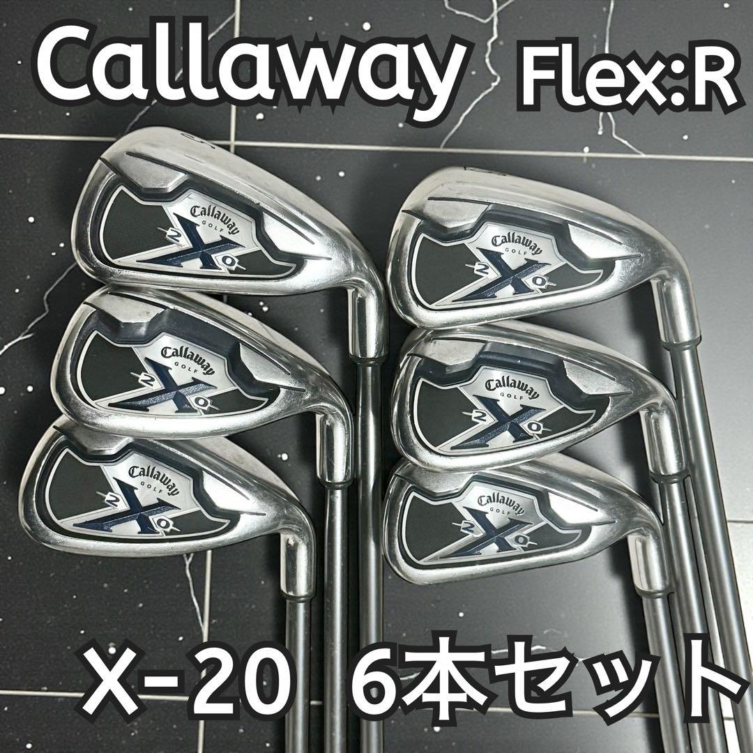 Callaway キャロウェイ アイアンセット 6本 フレックス R 初心者 右