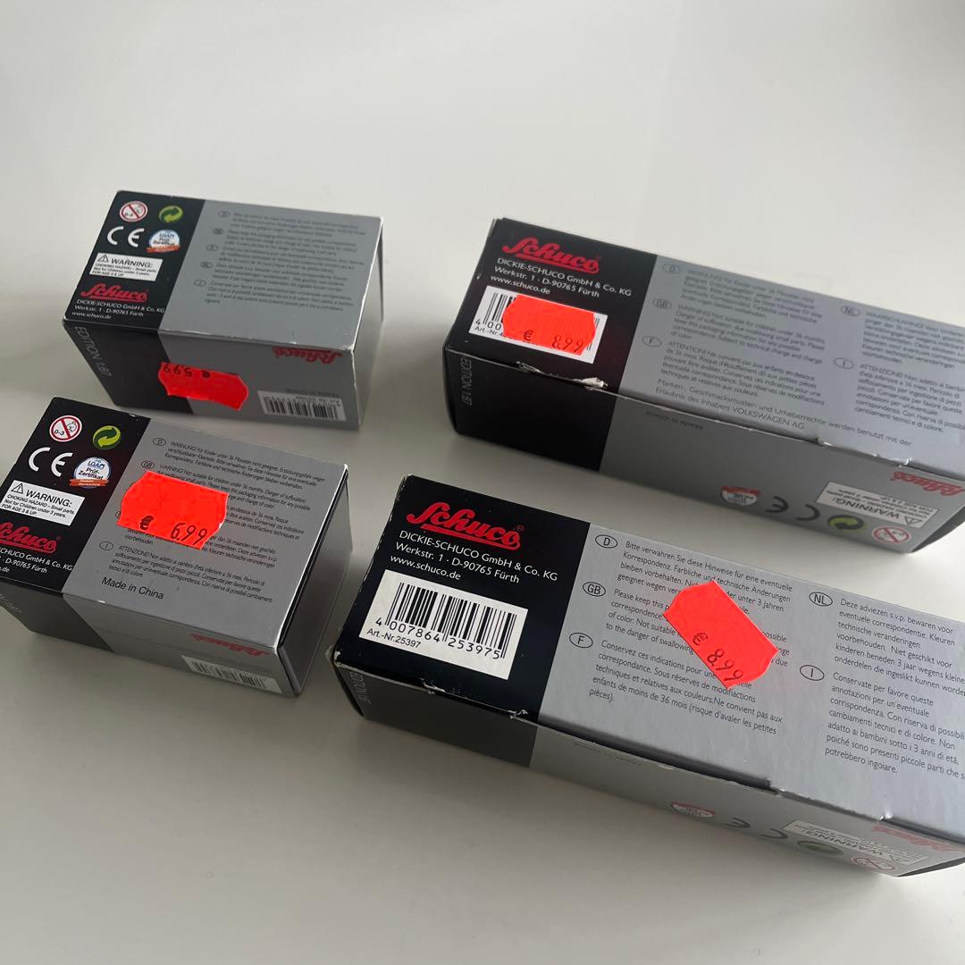 【未開封】ドイツ ミニカー Schuco シュコー 1/87 4台セット