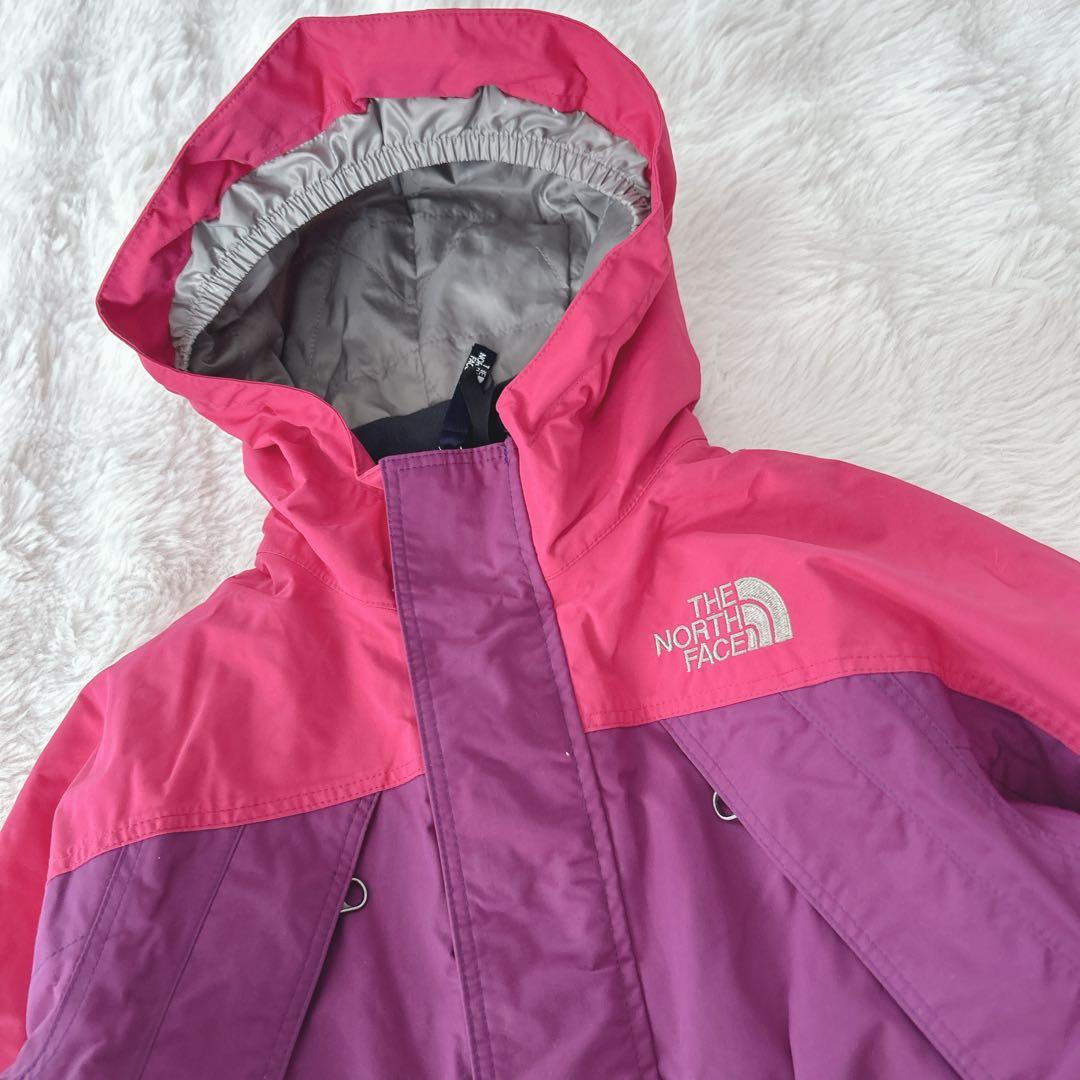ノースフェイス★100㎝　キッズ　ジャンプスーツ スノーウェア　紫　ピンク