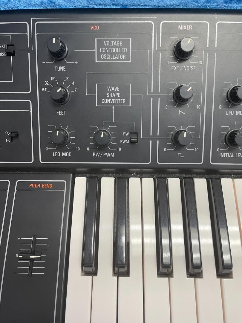 YAMAHA CS-10 アナログシンセサイザー ヤマハ ハードケース付属