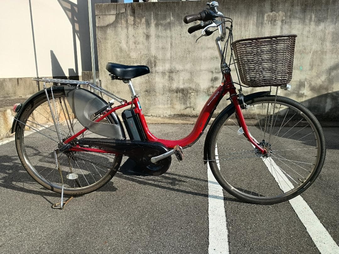 (No 1201) YAMAHA PAS Natura 26インチ レッド