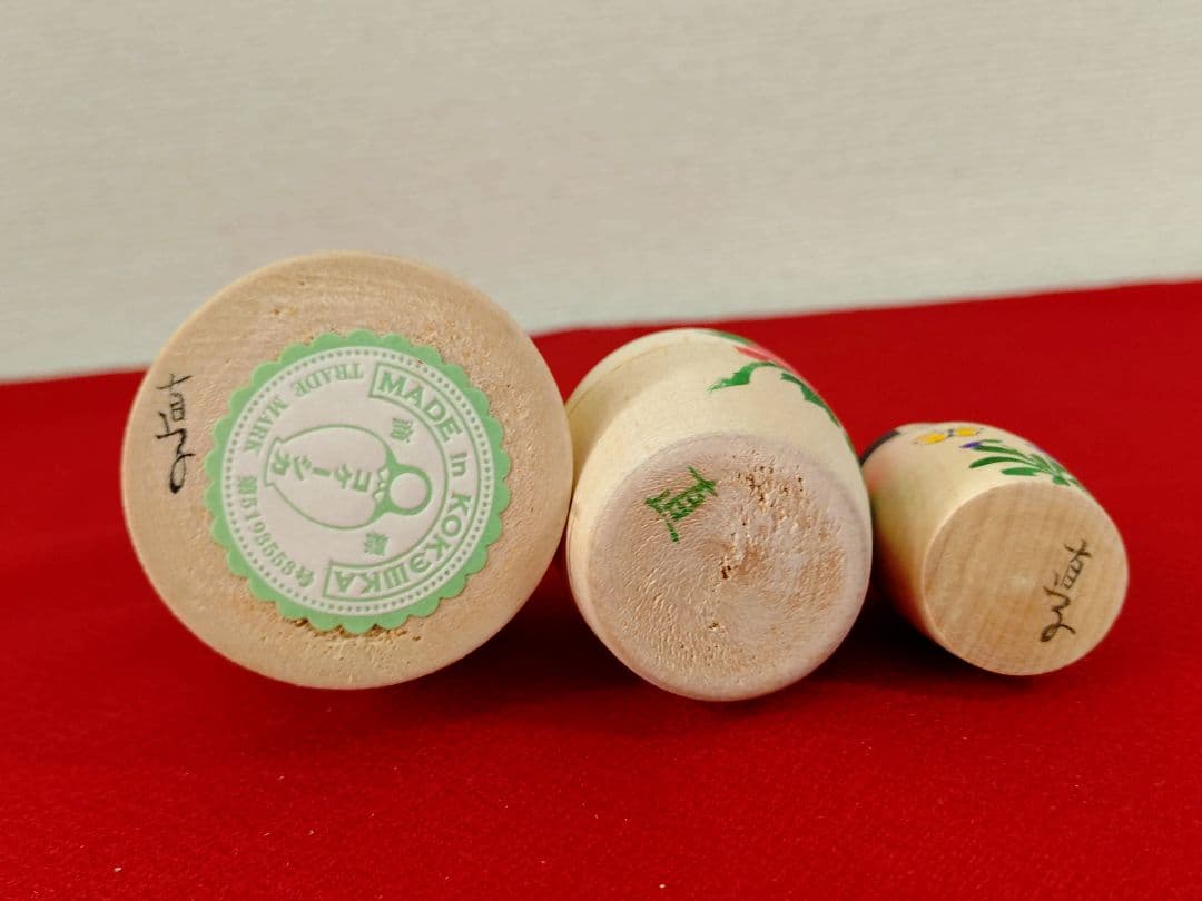 伝統こけし　本間直子工人　マトリョーシカこけし