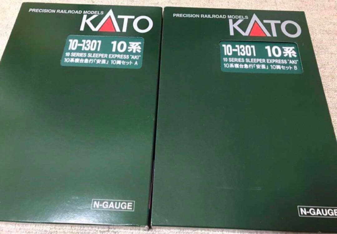 KATO　　10-1301　10系寝台急行「安芸」10両セット