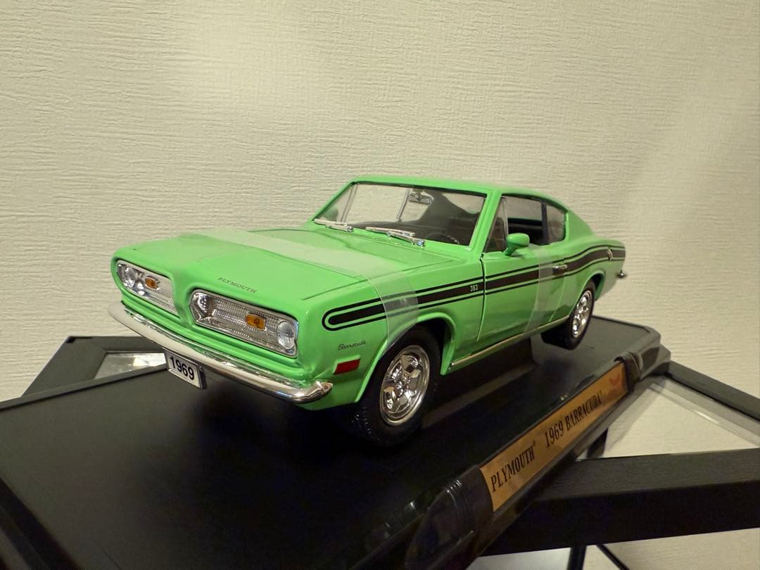 1969 Plymouth Barracuda 1/18(サブライムグリーン)