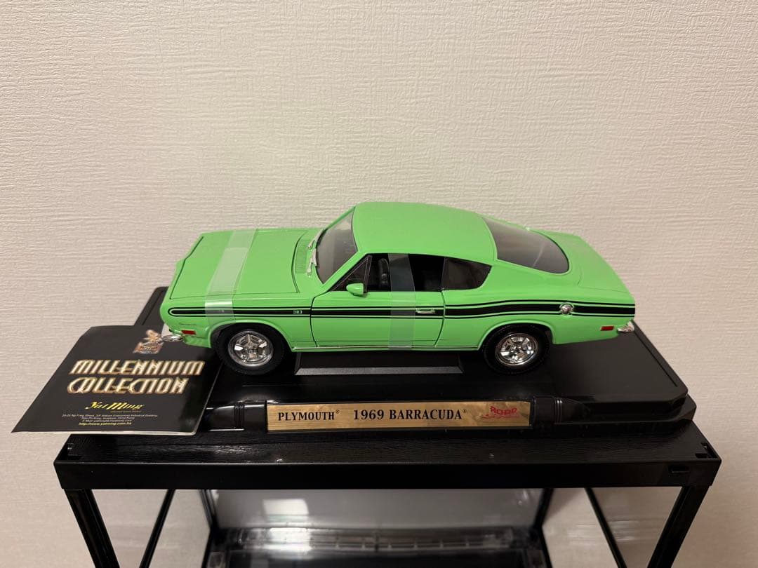 1969 Plymouth Barracuda 1/18(サブライムグリーン)