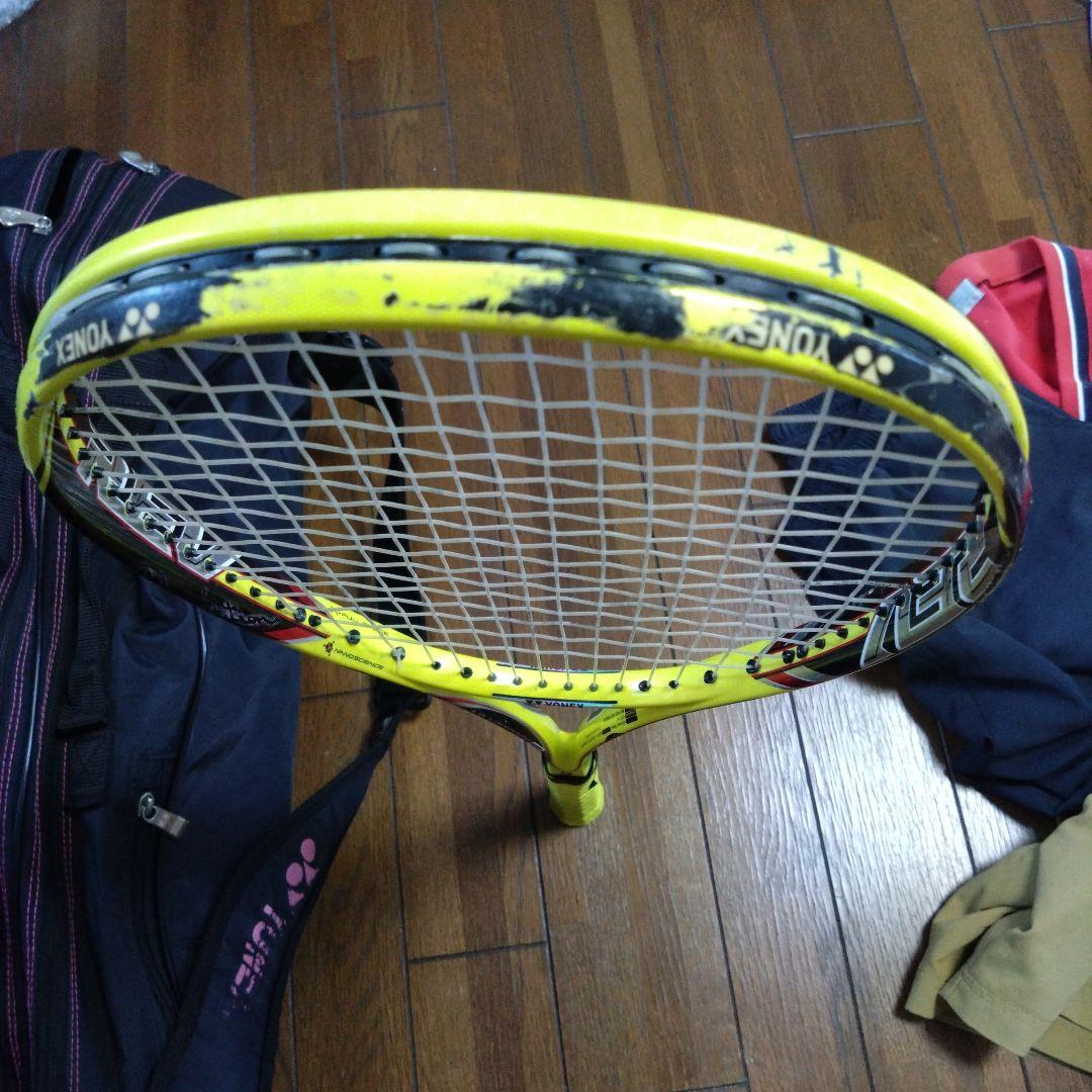 YONEX テニスラケット 3本セット バッグ ハーフパンツ付き