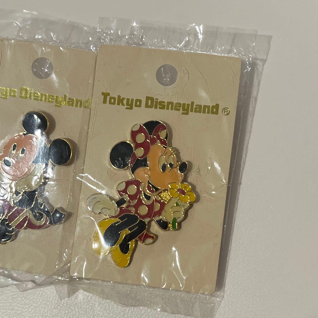 激レア 希少品 東京ディズニーランド ミッキー ミニー ピンバッジ