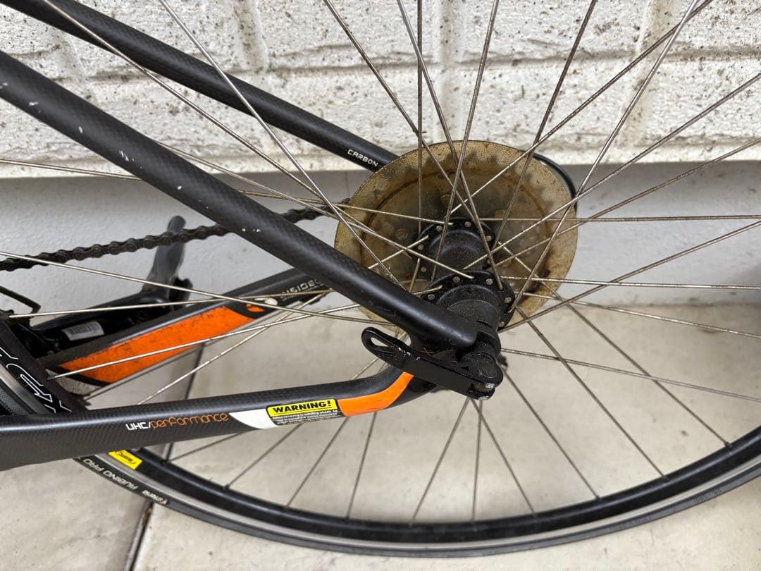 FELT ロードバイク カーボンフレーム 黒・オレンジ