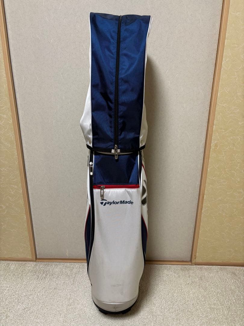 TaylorMade ゴルフ　キャディバッグ ホワイト/レッド