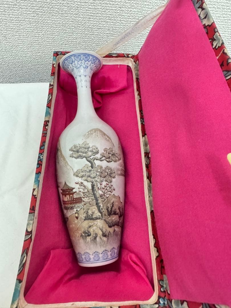 中国名瓷　景徳鎮花瓶　コレクション　骨董品