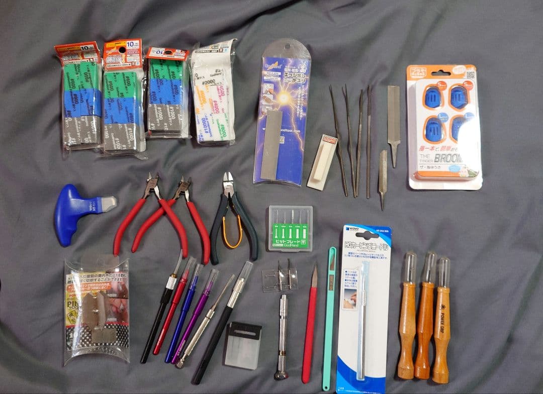 プラモデル製作工具、用品セット