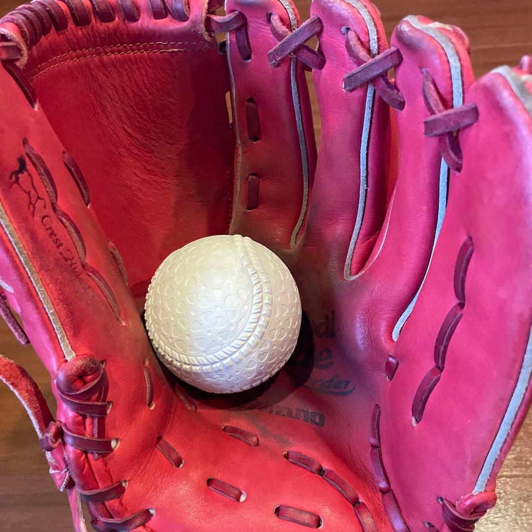Mizuno Global Elite 軟式グローブ レッド オーダー