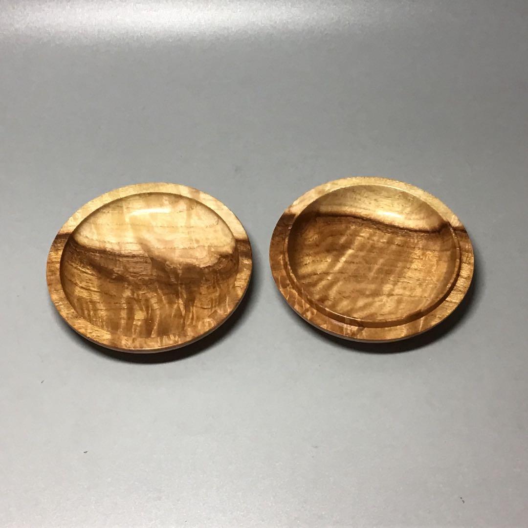 けんぽなし　上杢　ミニ食蘢　小物入れ　　ガラスコート仕上げです