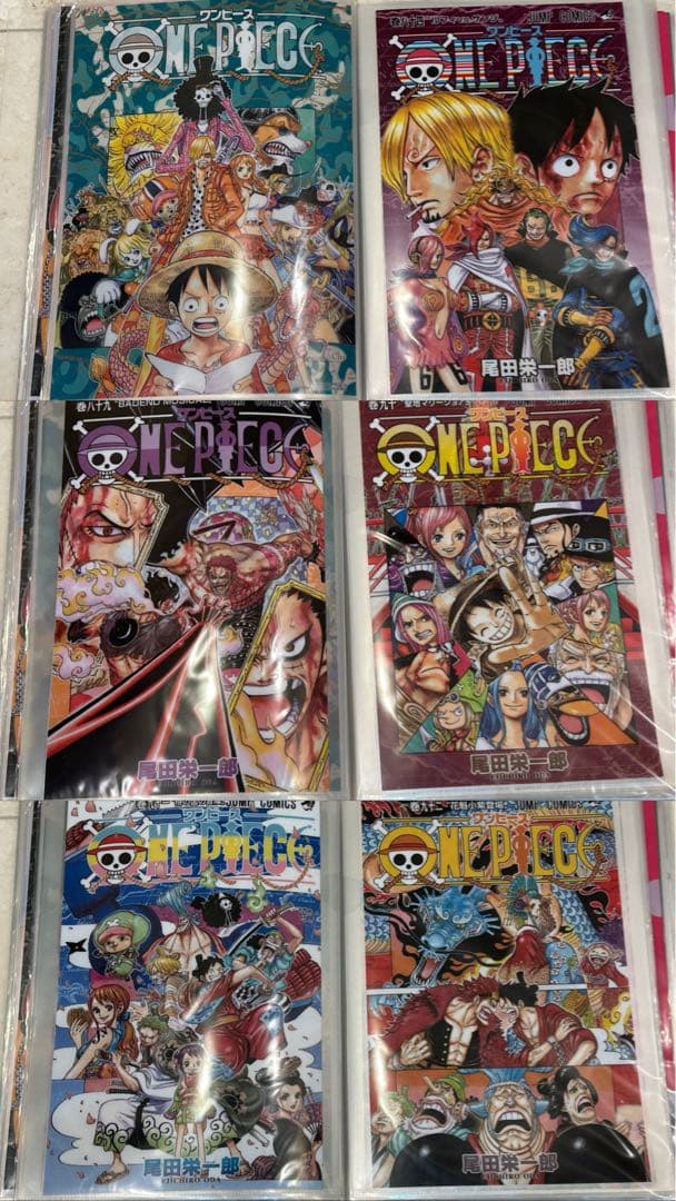 ワンピースA4クリアファイル　ONE PIECEコミックカバー　投票　一番くじ