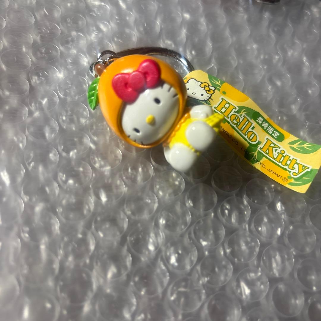 キティ　長崎　びわ　キーホルダー　ストラップ 美品