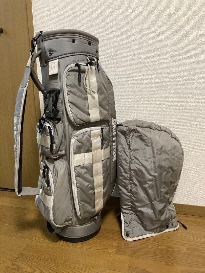 BRIEFING ブリーフィング キャディバッグ CR-6 グレー シルバー