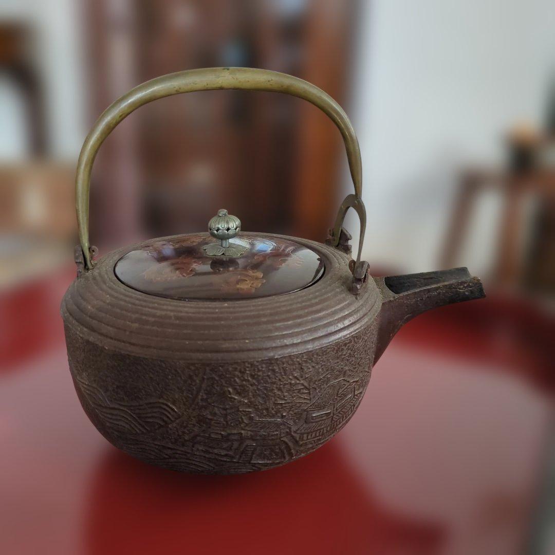 lucia　骨董 銚子 酒器 鉄 器 ＆　小鉢宝船　5つ