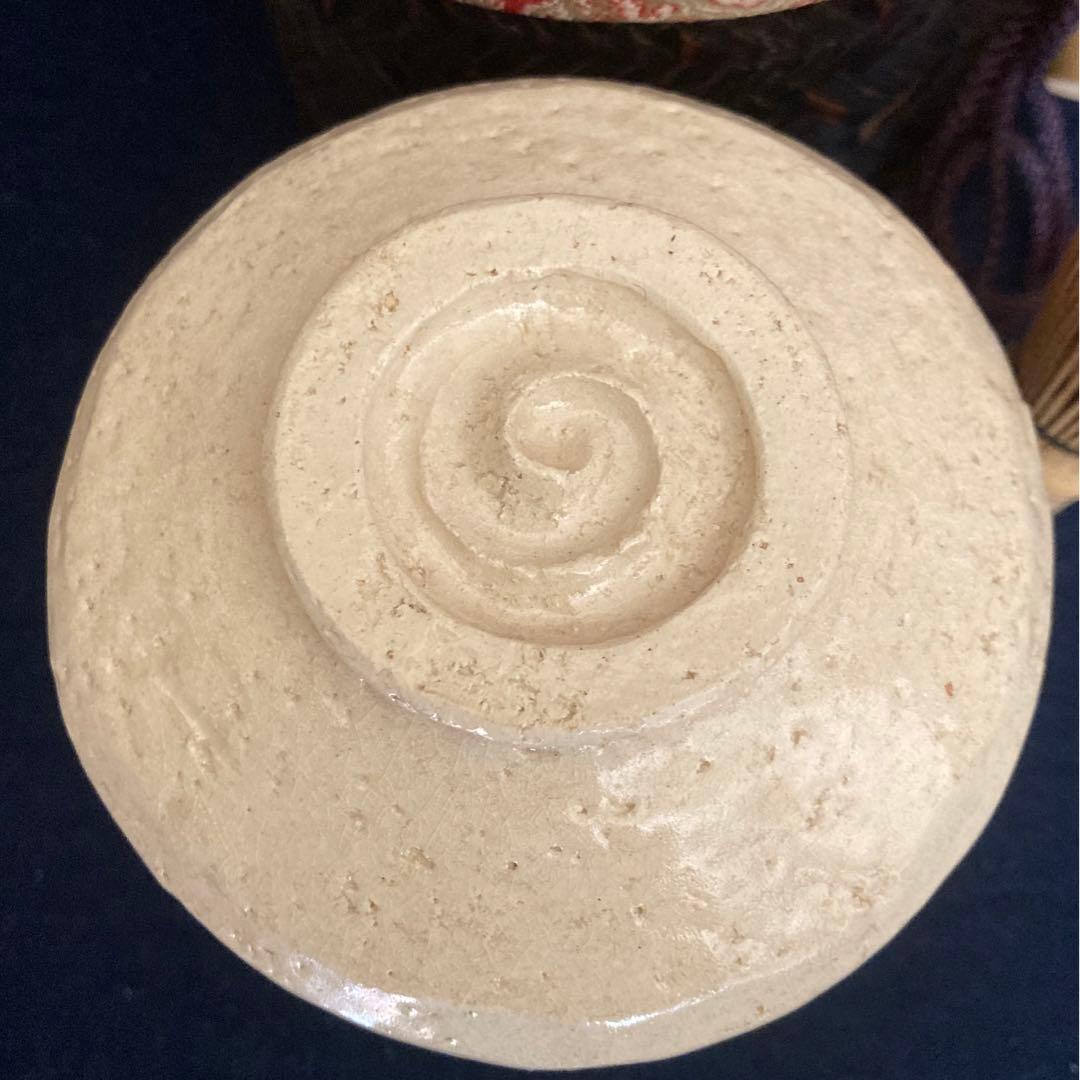 白楽茶碗　野立て茶器一式　茶筅　茶杓