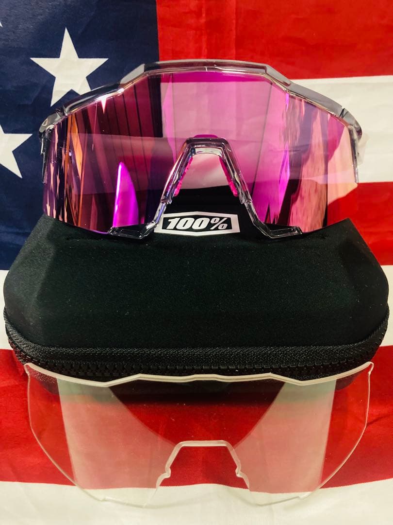 100% サングラス SPEEDCRAFT Tokyo Night 野球　自転車