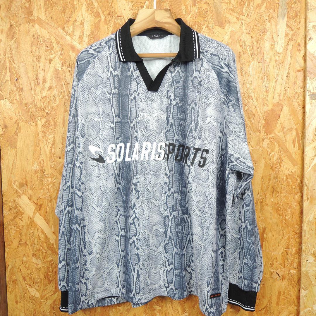 SOLARIS SPORTS ヘビ柄　長袖　ゲームシャツ　美品　サイズ2