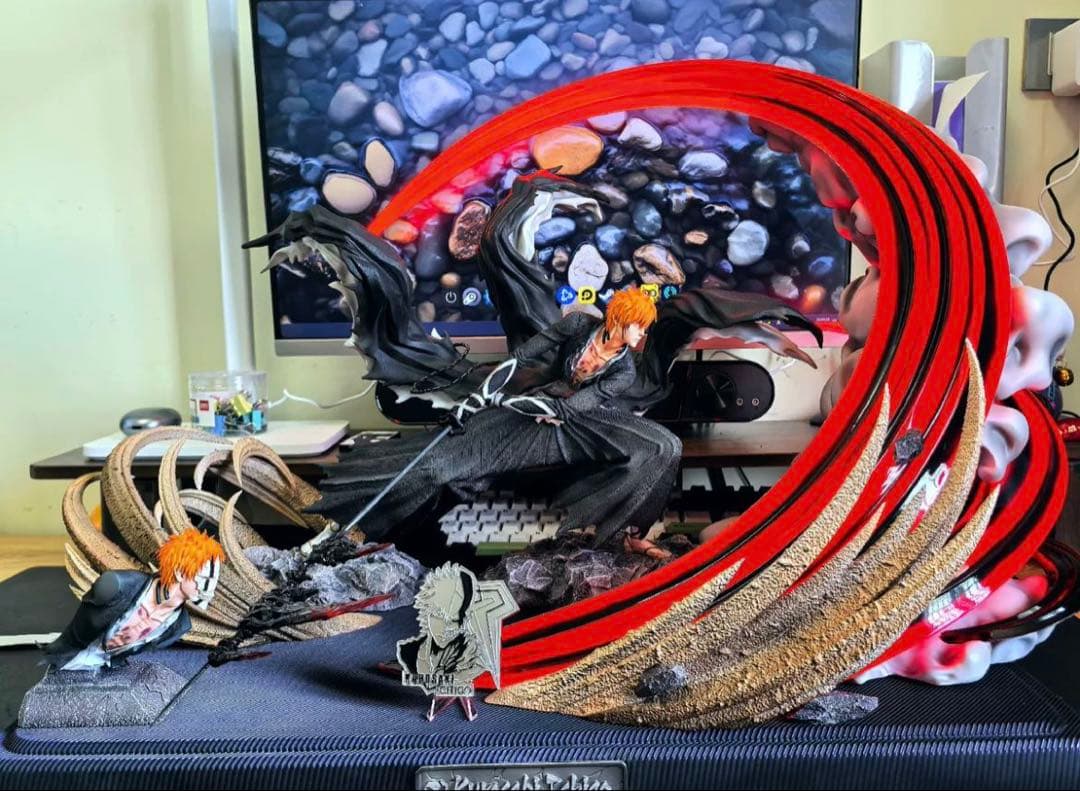 BLEACH 黒崎一護 ガレージキット ガレキ スタチュー⑥⑤