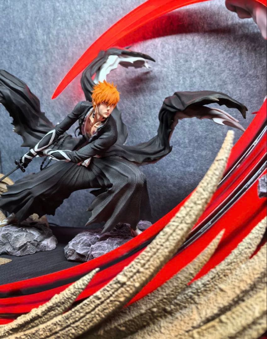 BLEACH 黒崎一護 ガレージキット ガレキ スタチュー⑥⑤