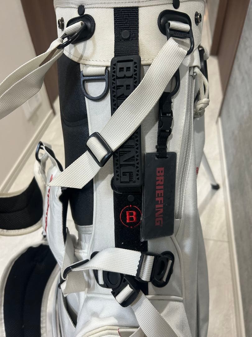 BRIEFING キャディバッグ ホワイト