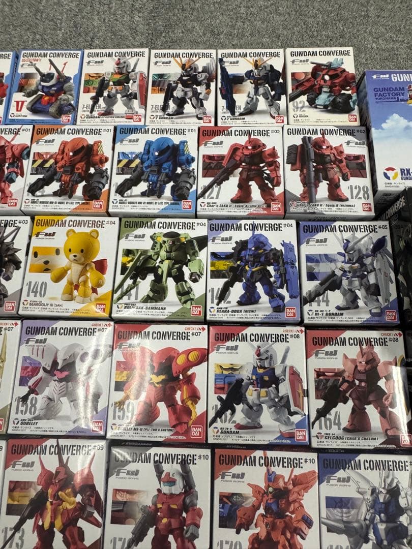 未開封GUNDAM CONVERGE フィギュアセット EX YOKOHAMA