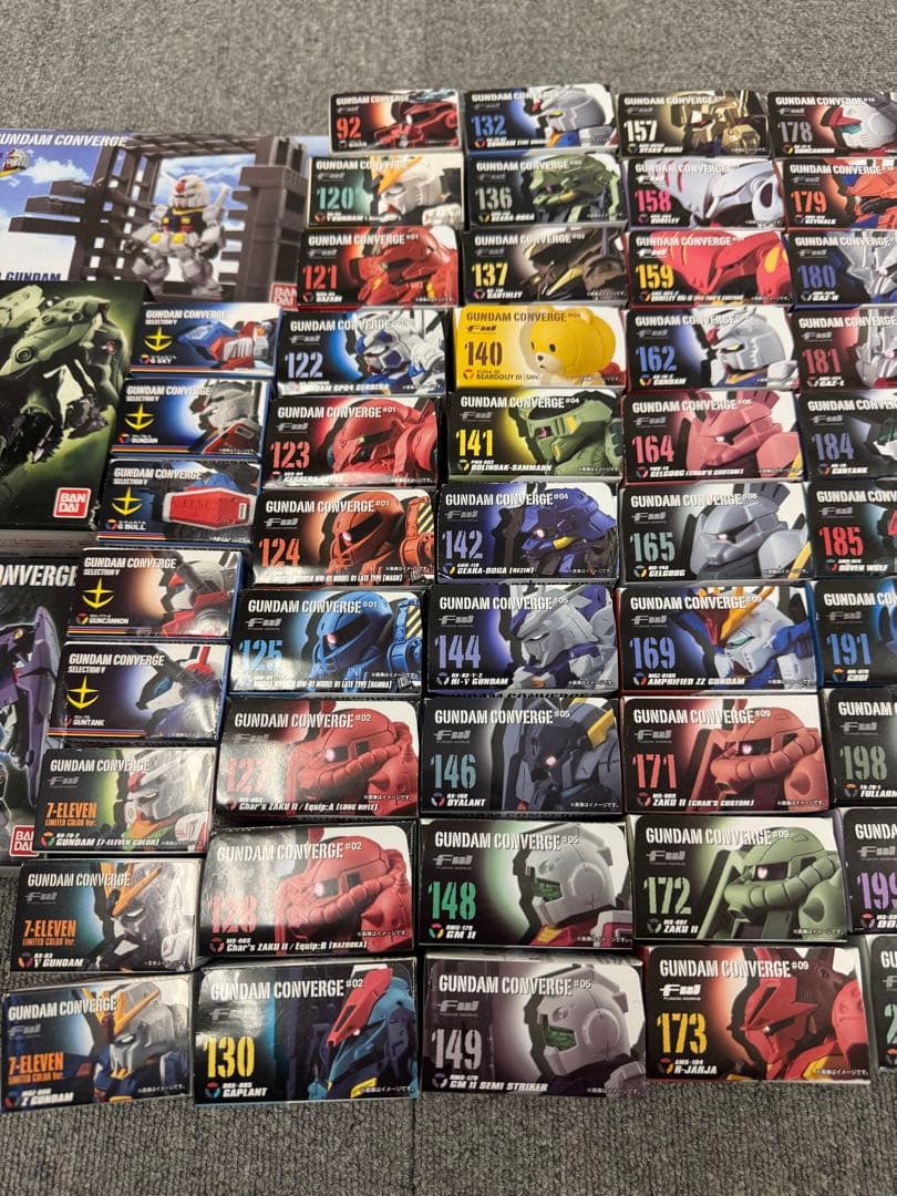 未開封GUNDAM CONVERGE フィギュアセット EX YOKOHAMA