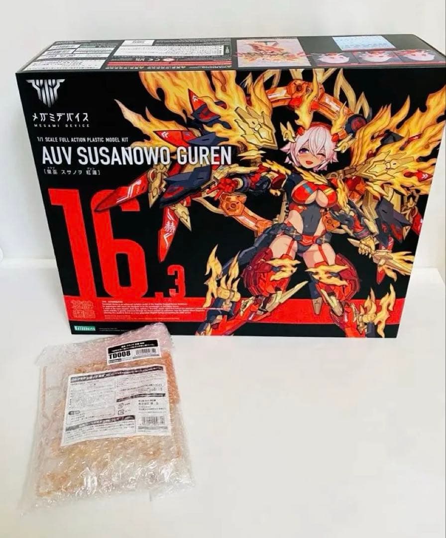 【希少】特典パーツ付き♪メガミデバイス　皇巫 スサノヲ 紅蓮