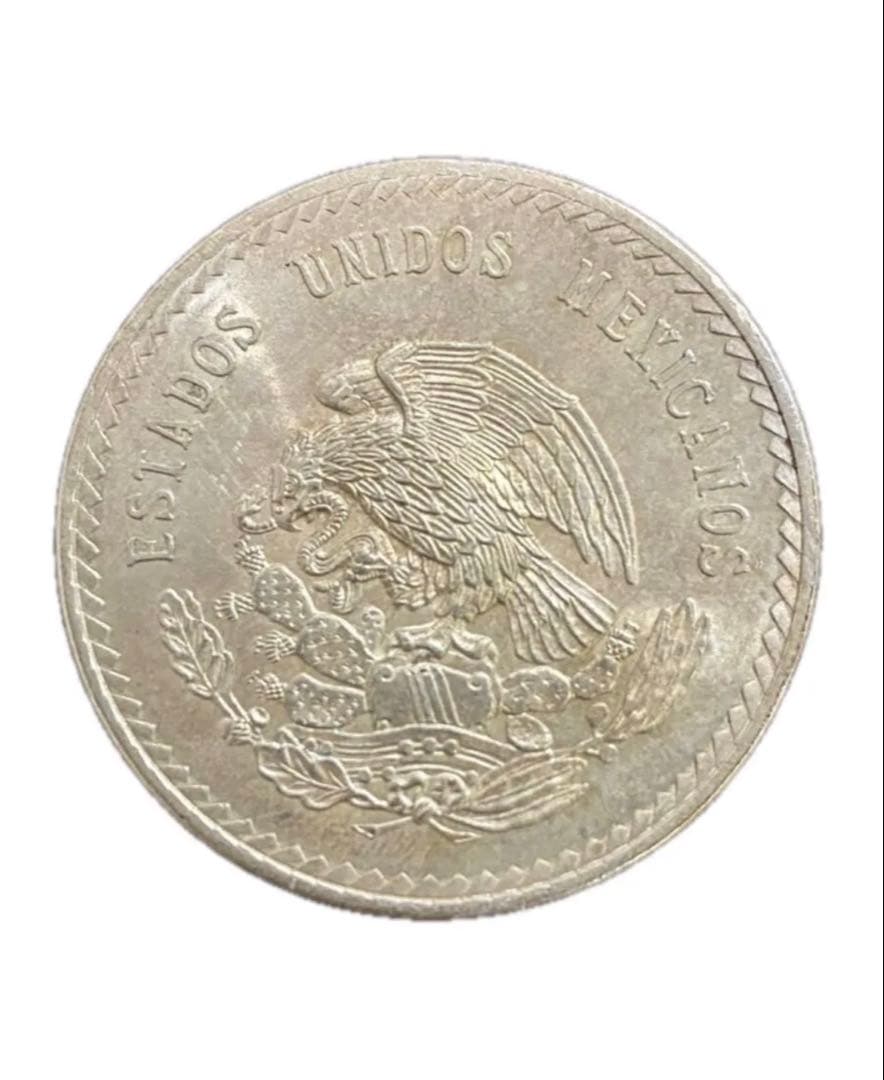メキシコ大型銀貨 1948年　メキシコ　5ペソ銀貨