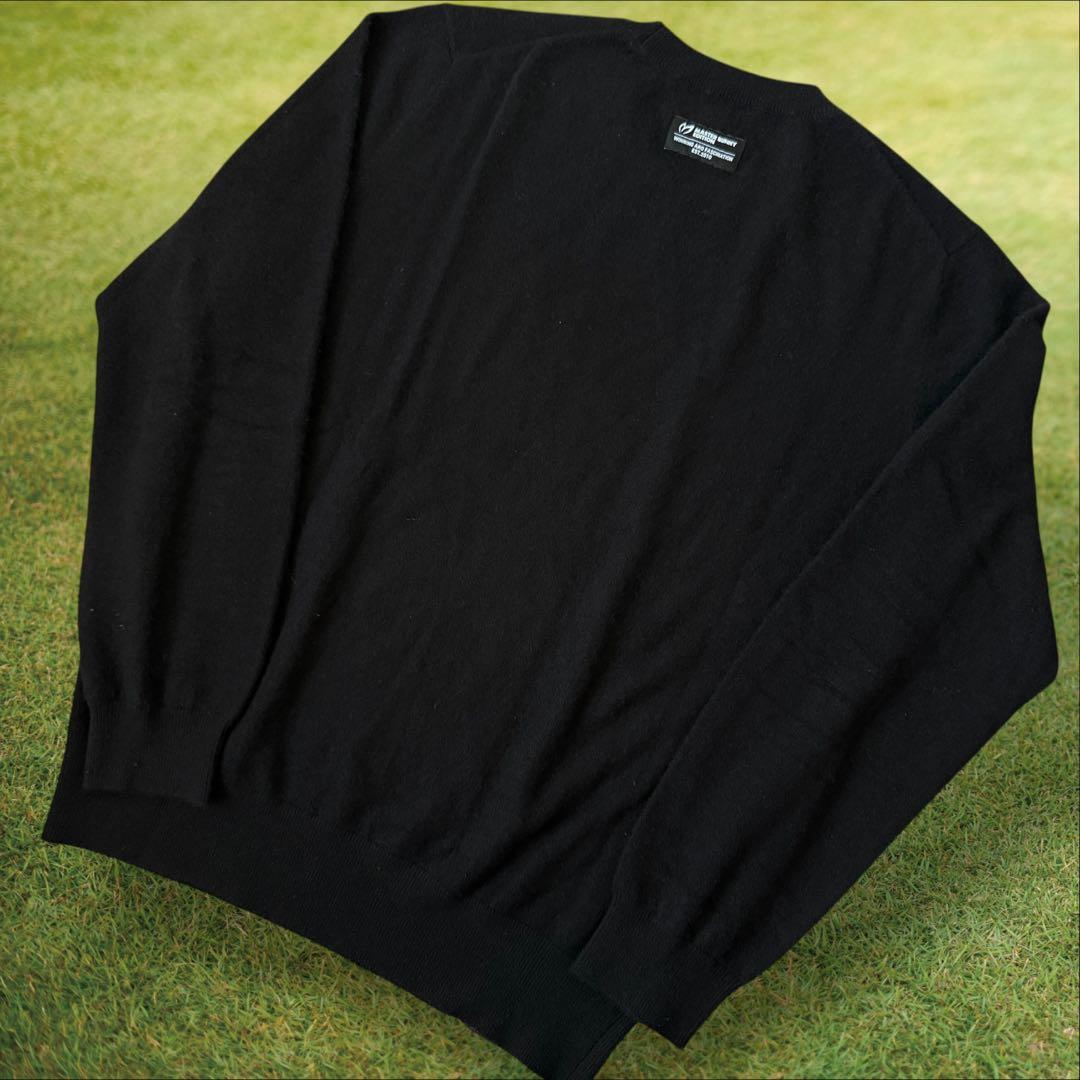 カシミヤ100% マスターバニー　ニット　黒　 L〜XL相当 ブラック　セーター
