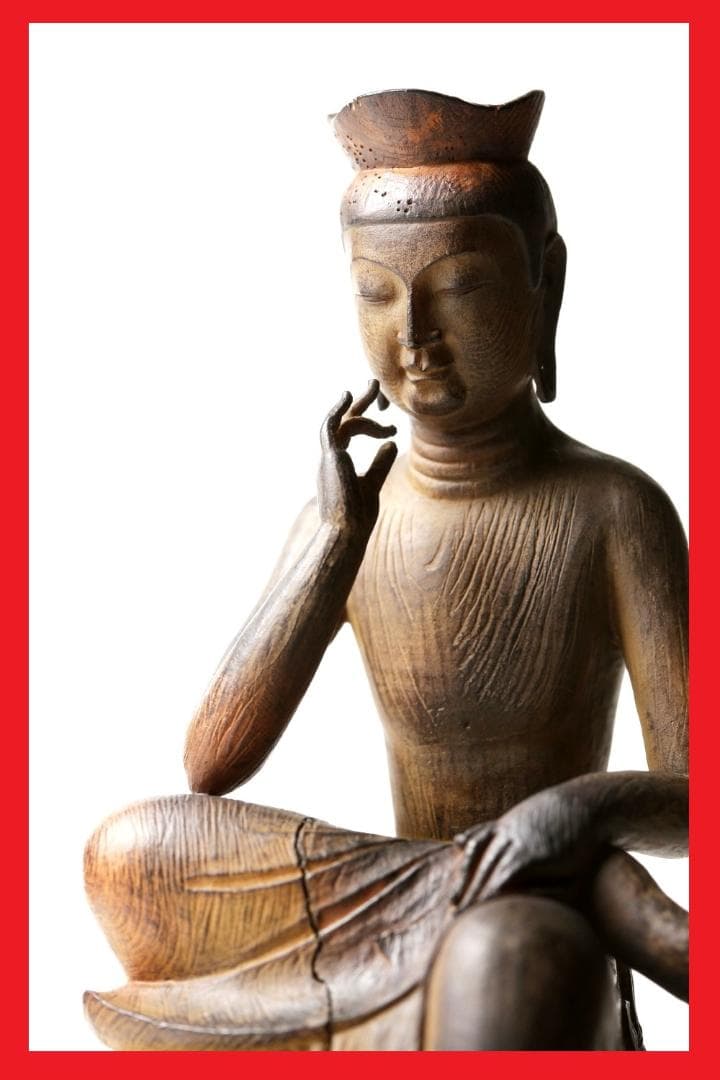 ★新品同様★イスム TanaCOCORO 掌 仏像 弥勒菩薩 真鍮★7