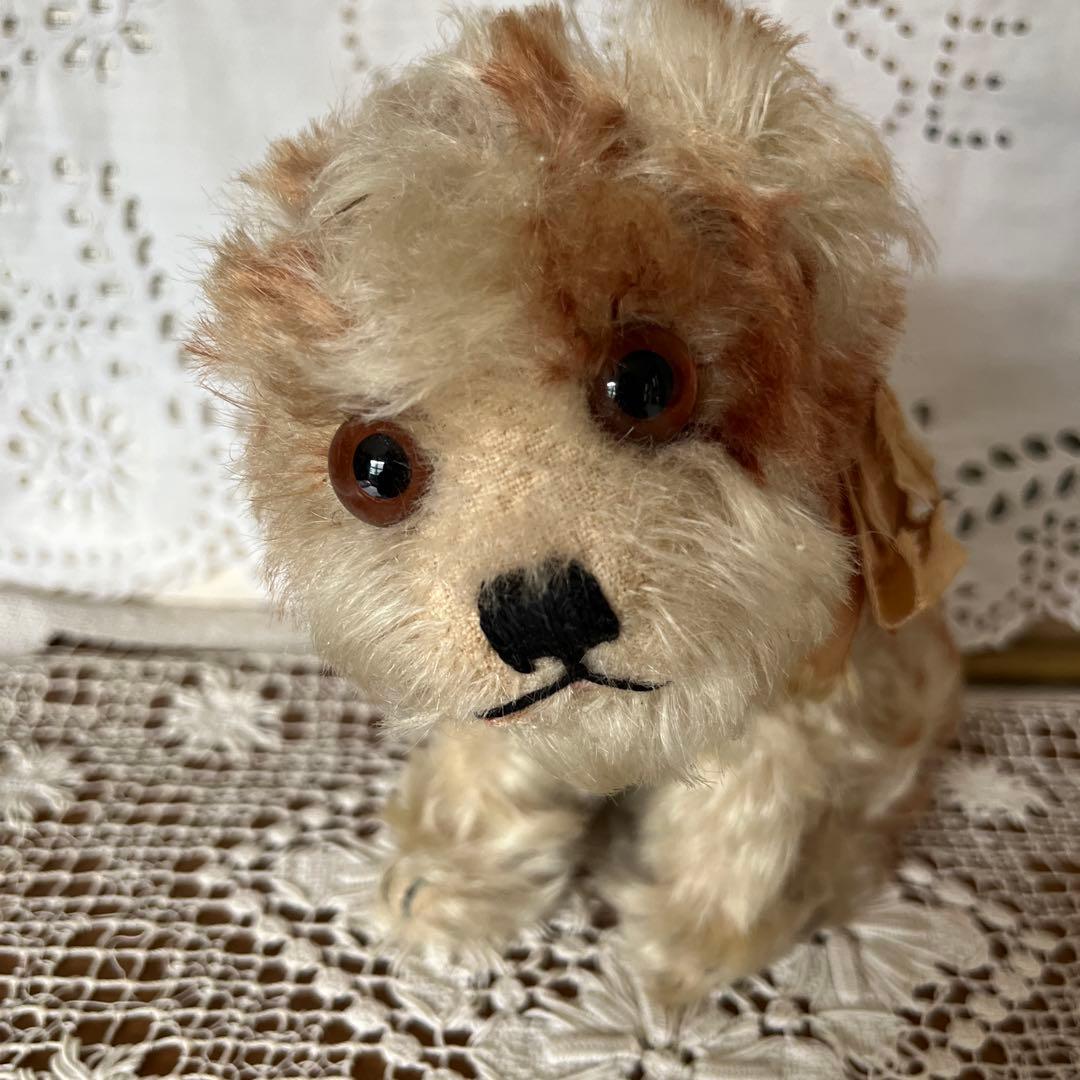 シュタイフ　犬のぬいぐるみ　Molly Puppy Steiff タグボタン有