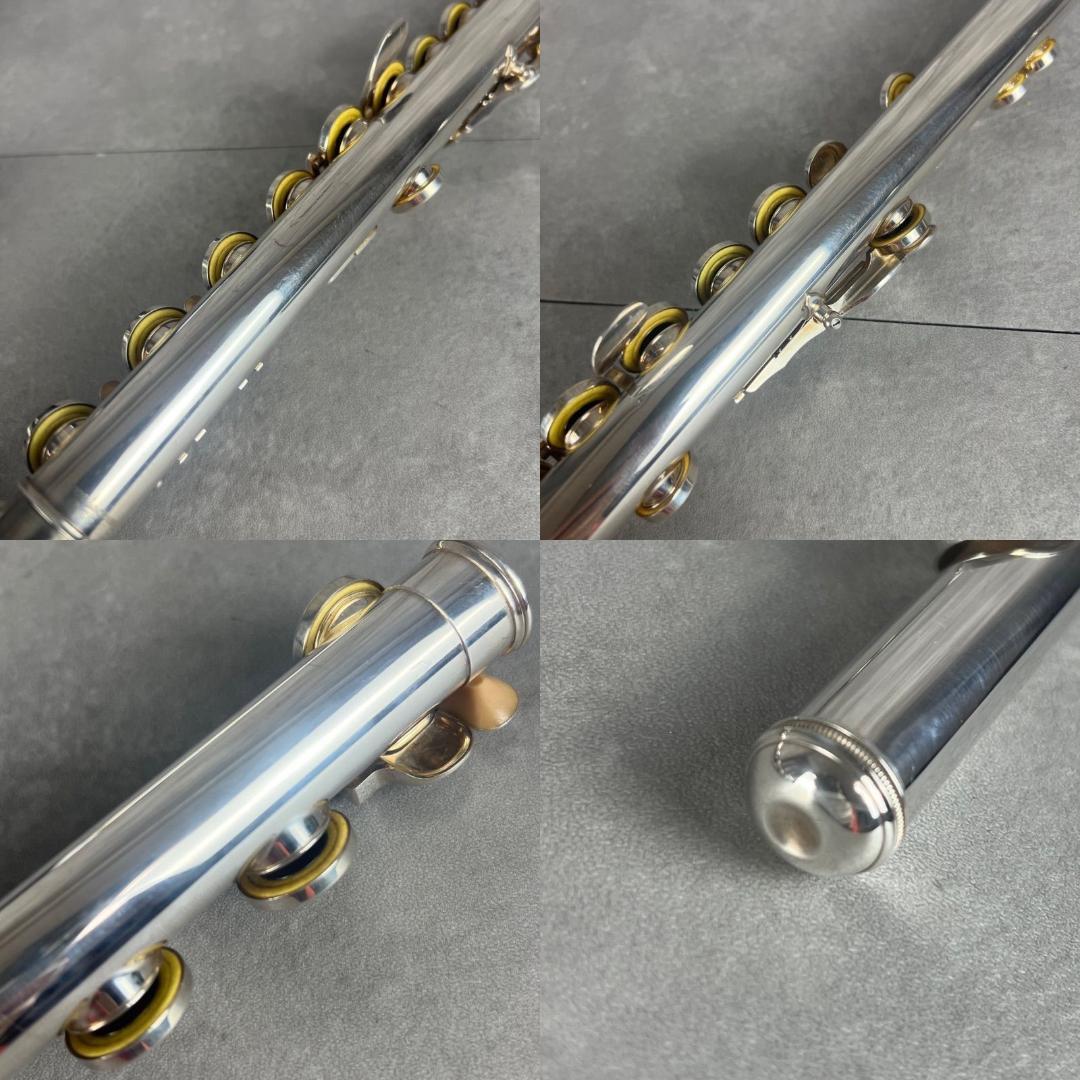 比較的美品　YAMAHA　ヤマハ　YFL-312　頭部管銀　SILVER　Eメカ