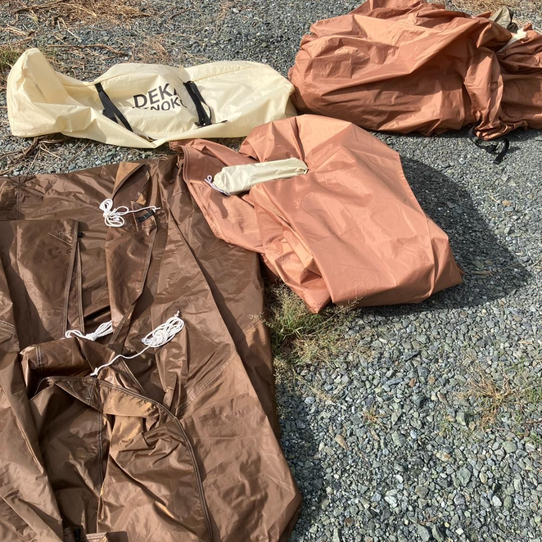 DOD T6-057-BR 大型ワンタッチ でかキノコテント しいたけ ブラウン