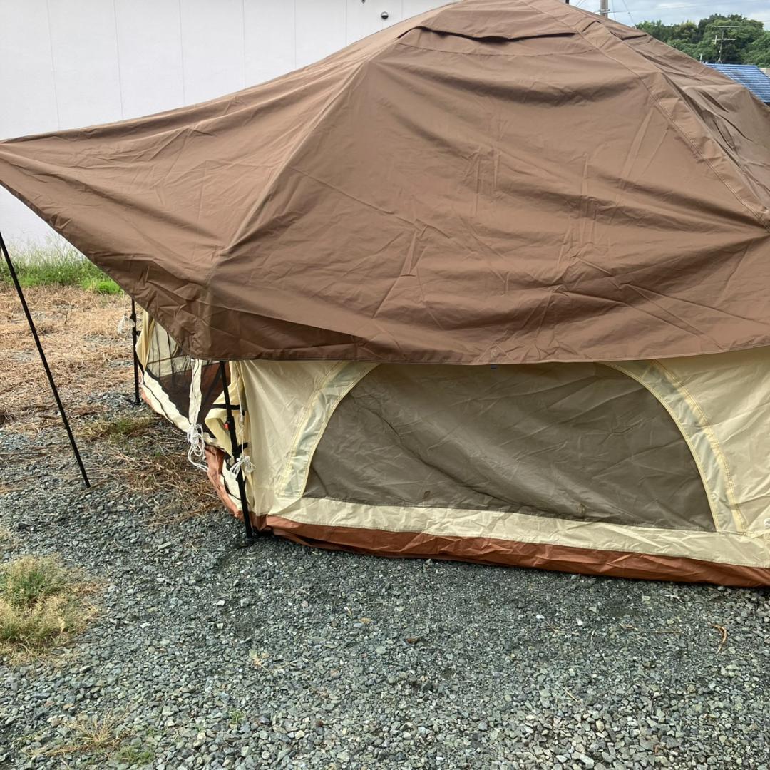 DOD T6-057-BR 大型ワンタッチ でかキノコテント しいたけ ブラウン