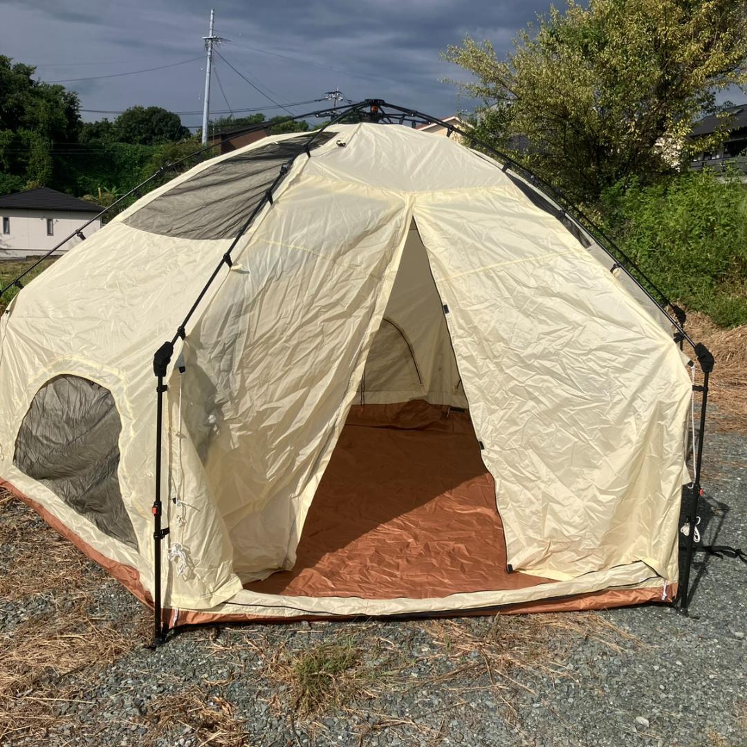 DOD T6-057-BR 大型ワンタッチ でかキノコテント しいたけ ブラウン