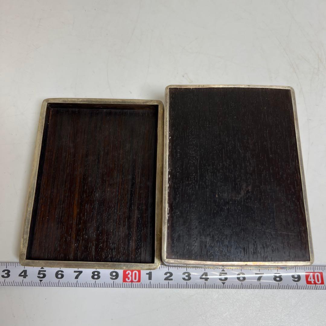 一鶴斎造　銀製　煙草セット　共箱　468g トニカ　東さ8-0126☆2F